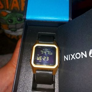 Nixon black and gold watch brand new!!